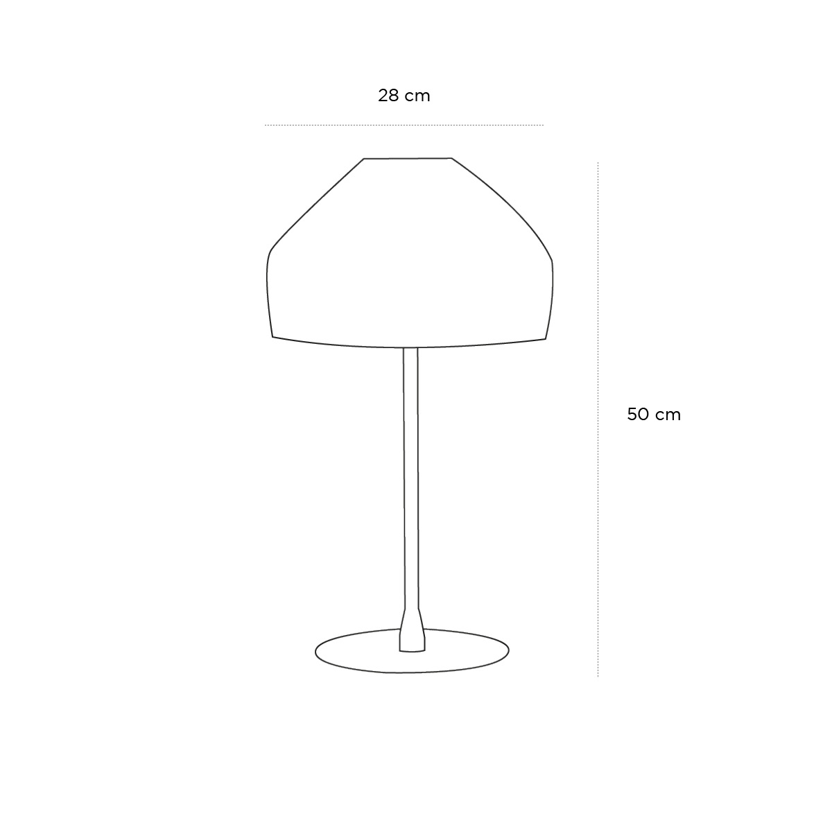 Product schematic Lampe Tatou