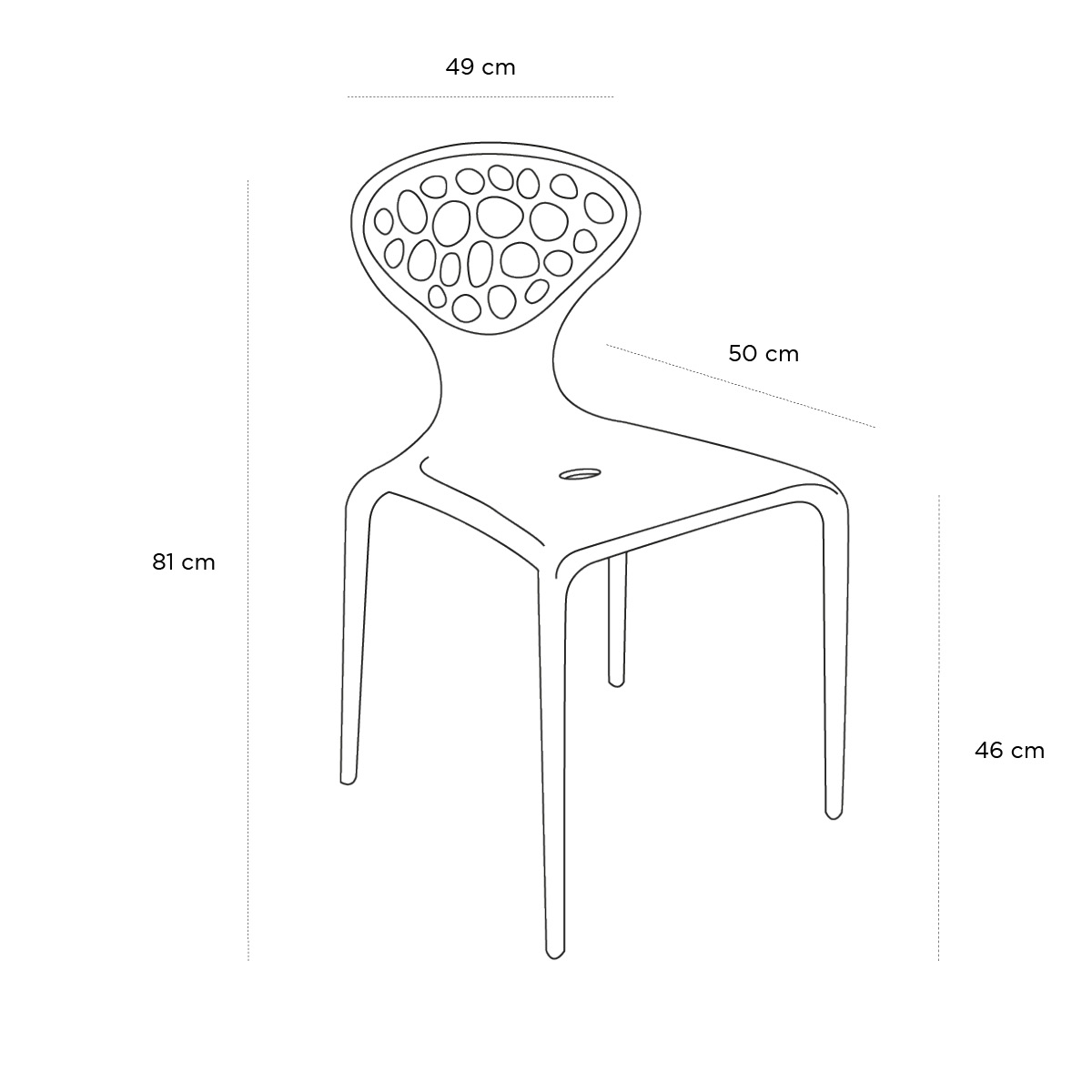 Schéma du produit Chaise Supernatural