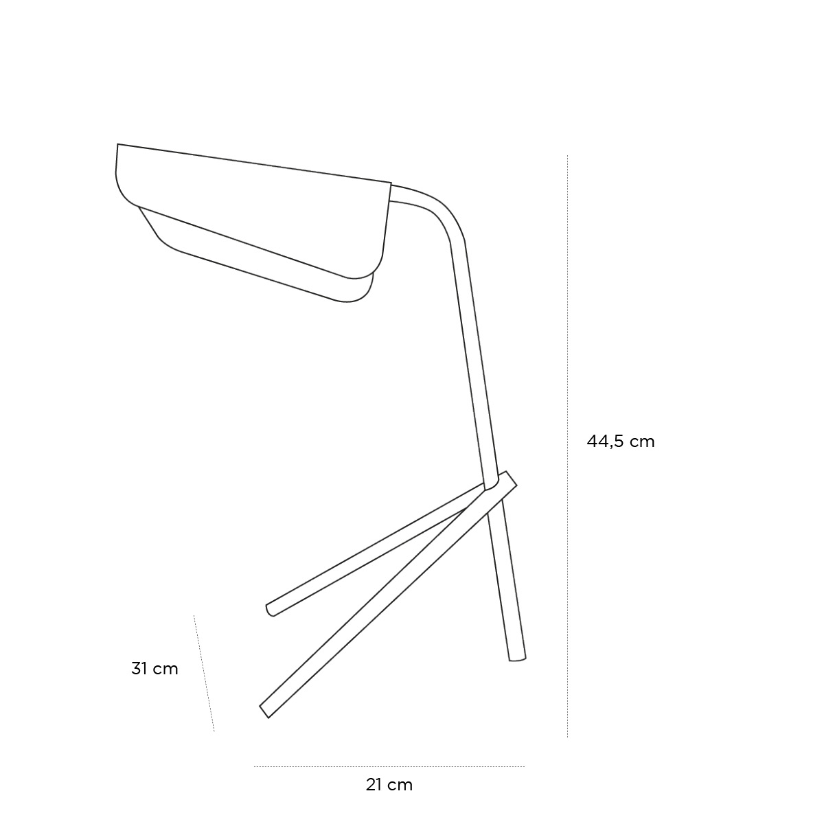 Product schematic Lampe Mediterranea