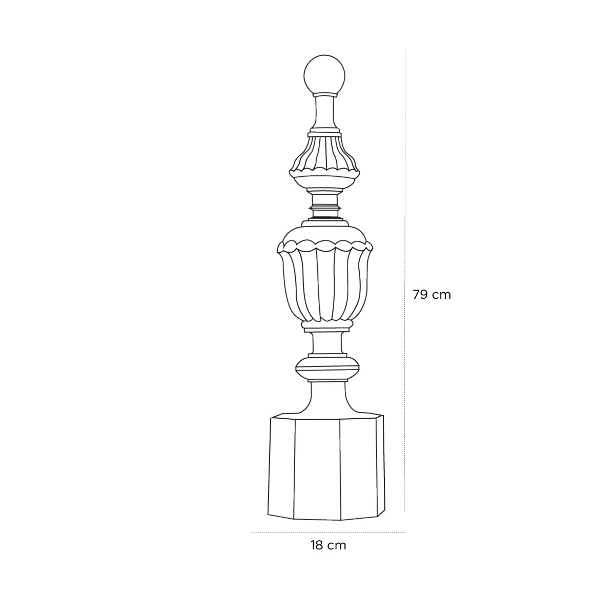Product schematic Balustre