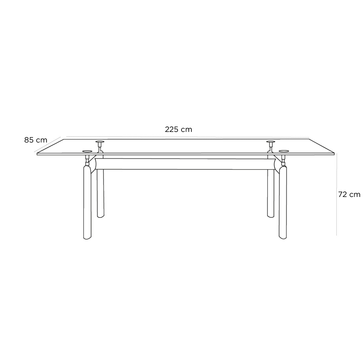 Schéma du produit Bureau LC6