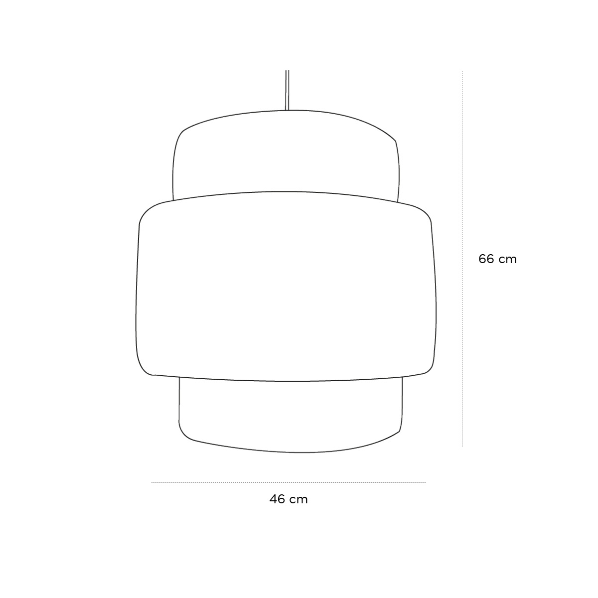 Product schematic Suspension Tara Osier GM