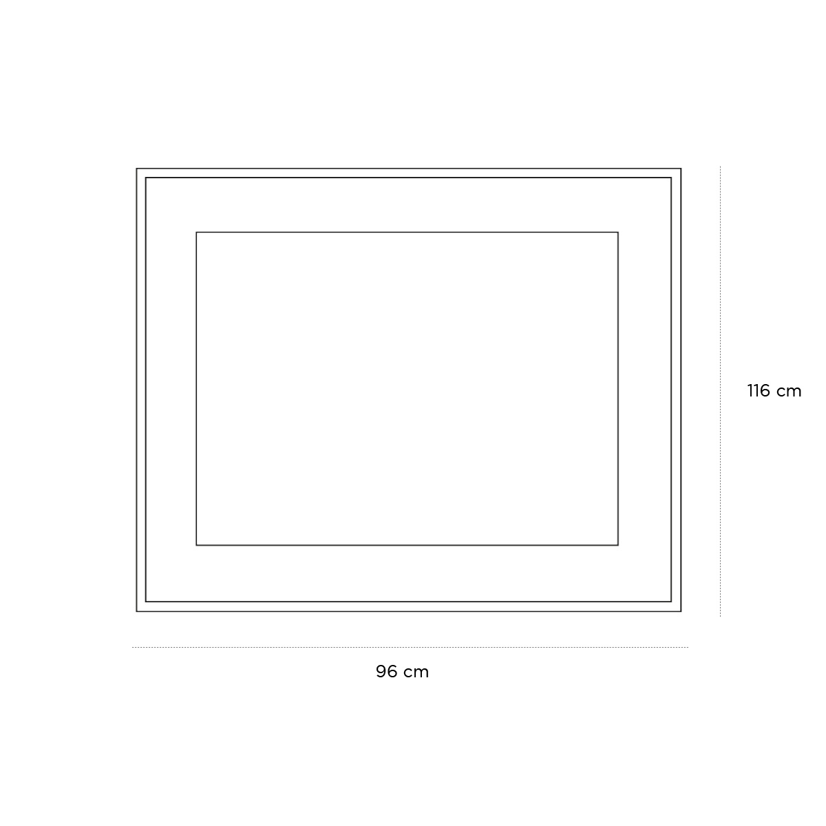 Product schematic Georges Rousse : Bordeaux (noir)