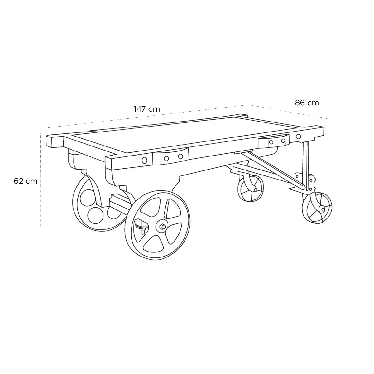 Product schematic Chariot Michelin