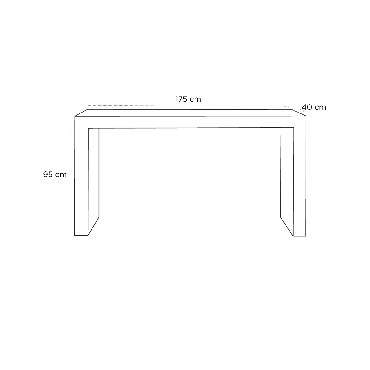 Product schematic Console XL