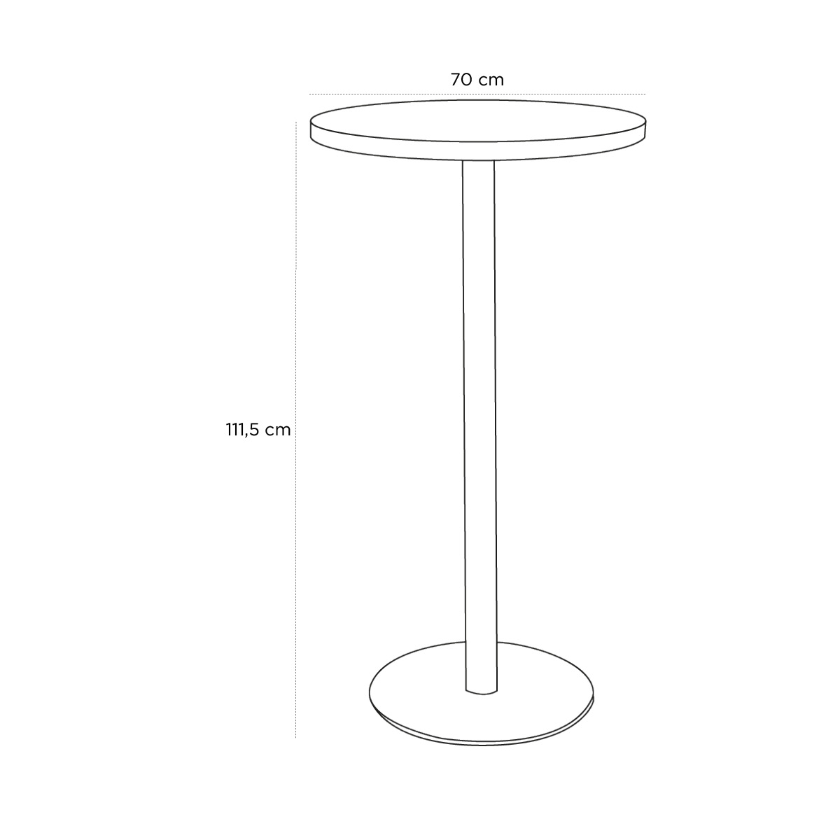 Product schematic Mange-debout John