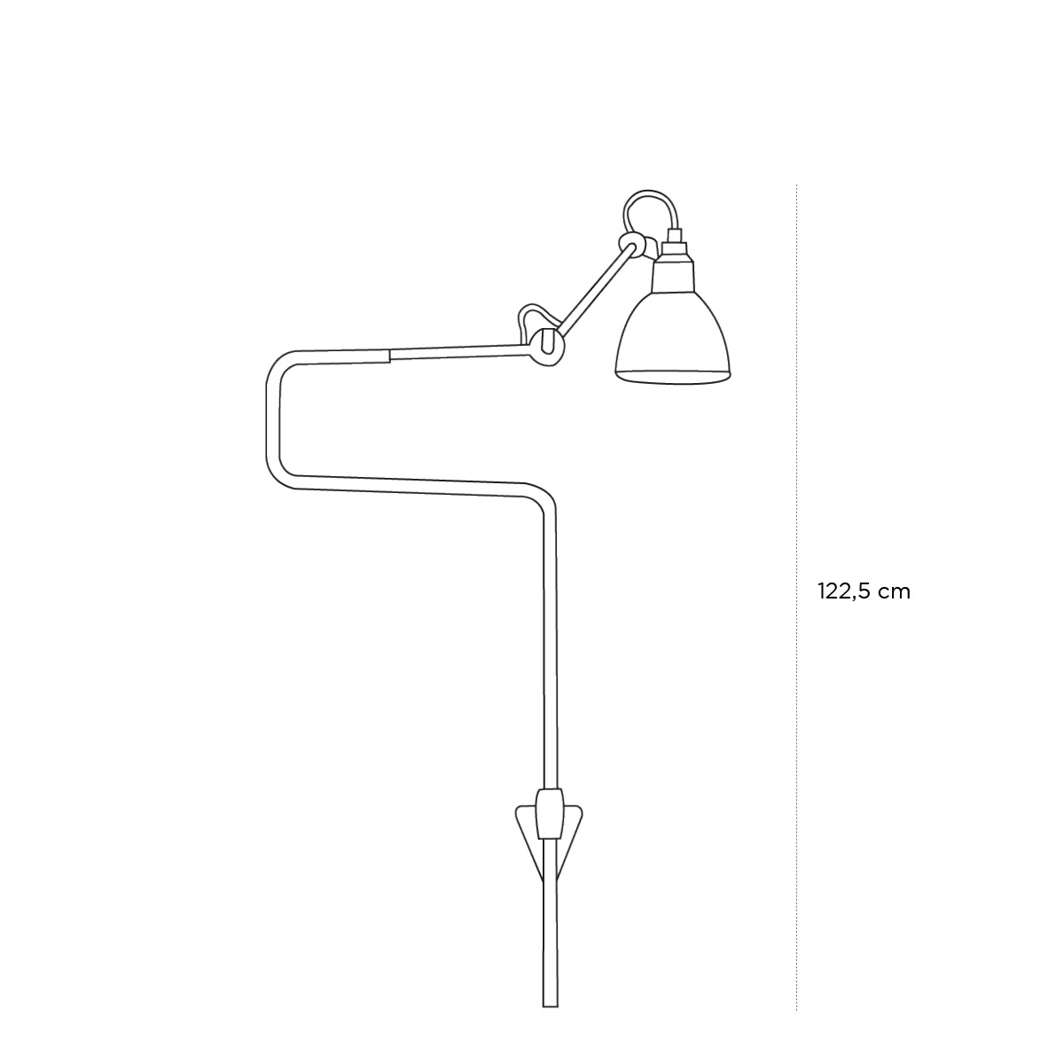 Product schematic Lampe Gras N°217