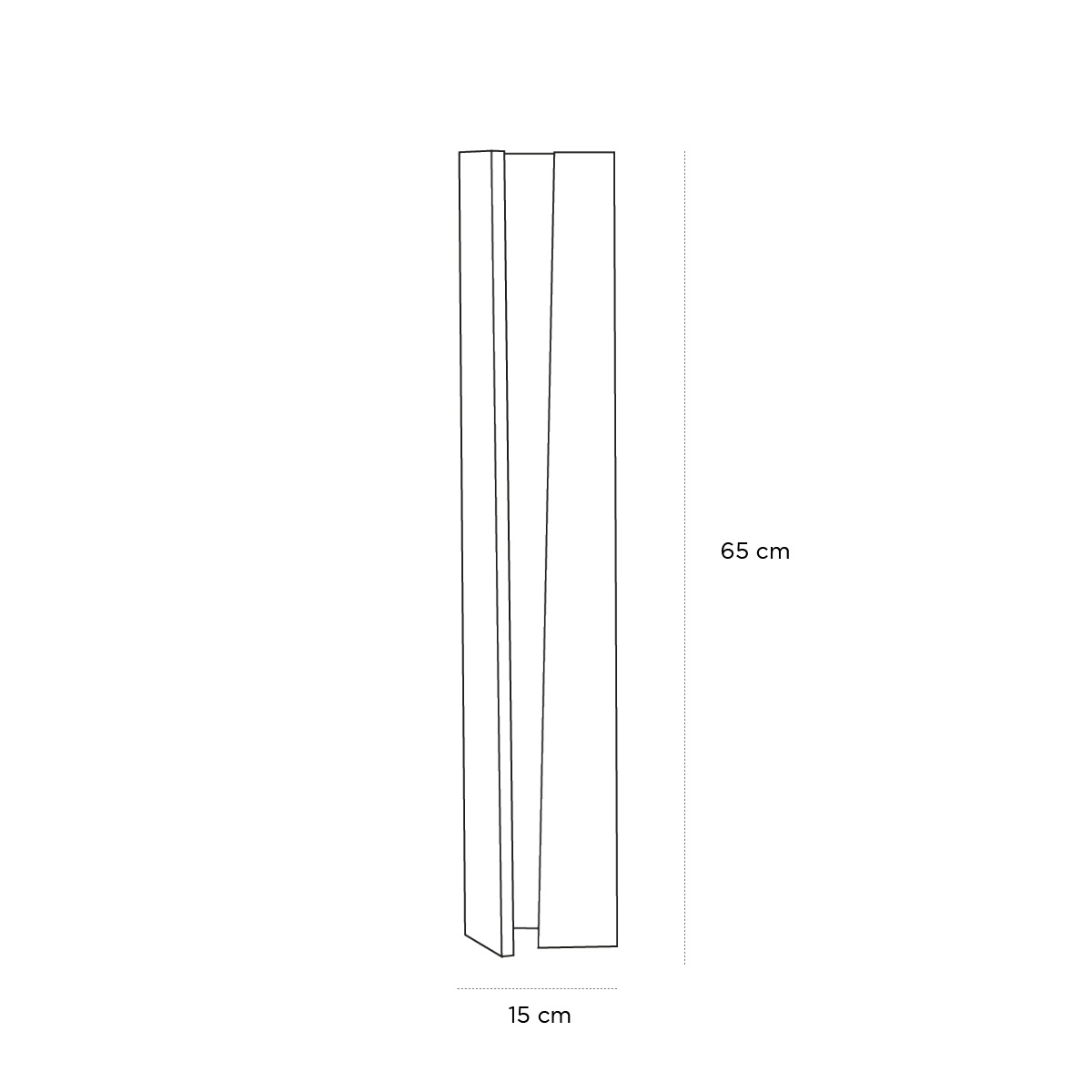 Product schematic Lampe Elagone