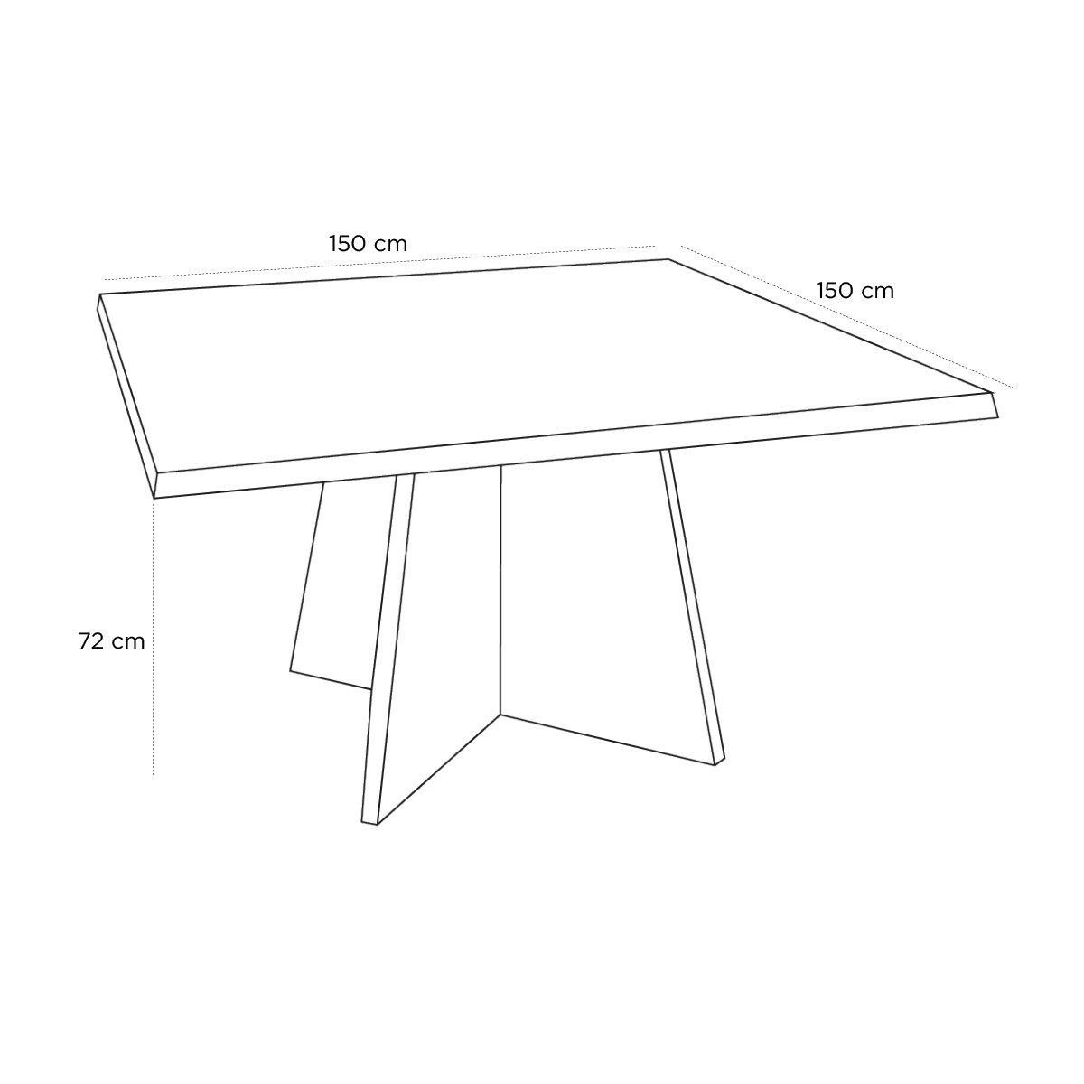 Product schematic Table Galère 150x150