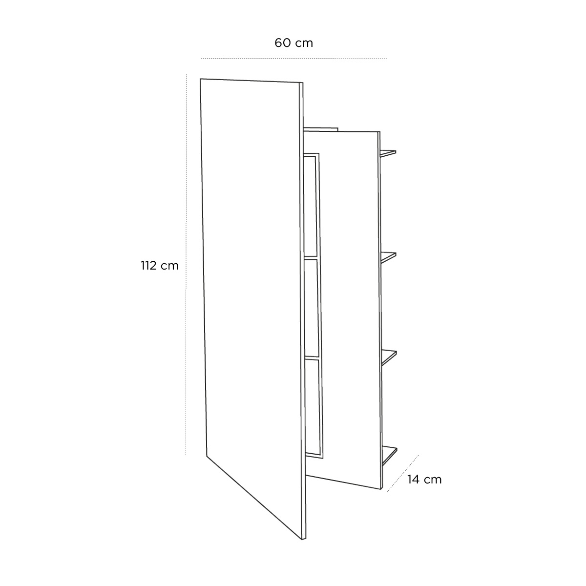 Product schematic Confident Mural Bel Ami