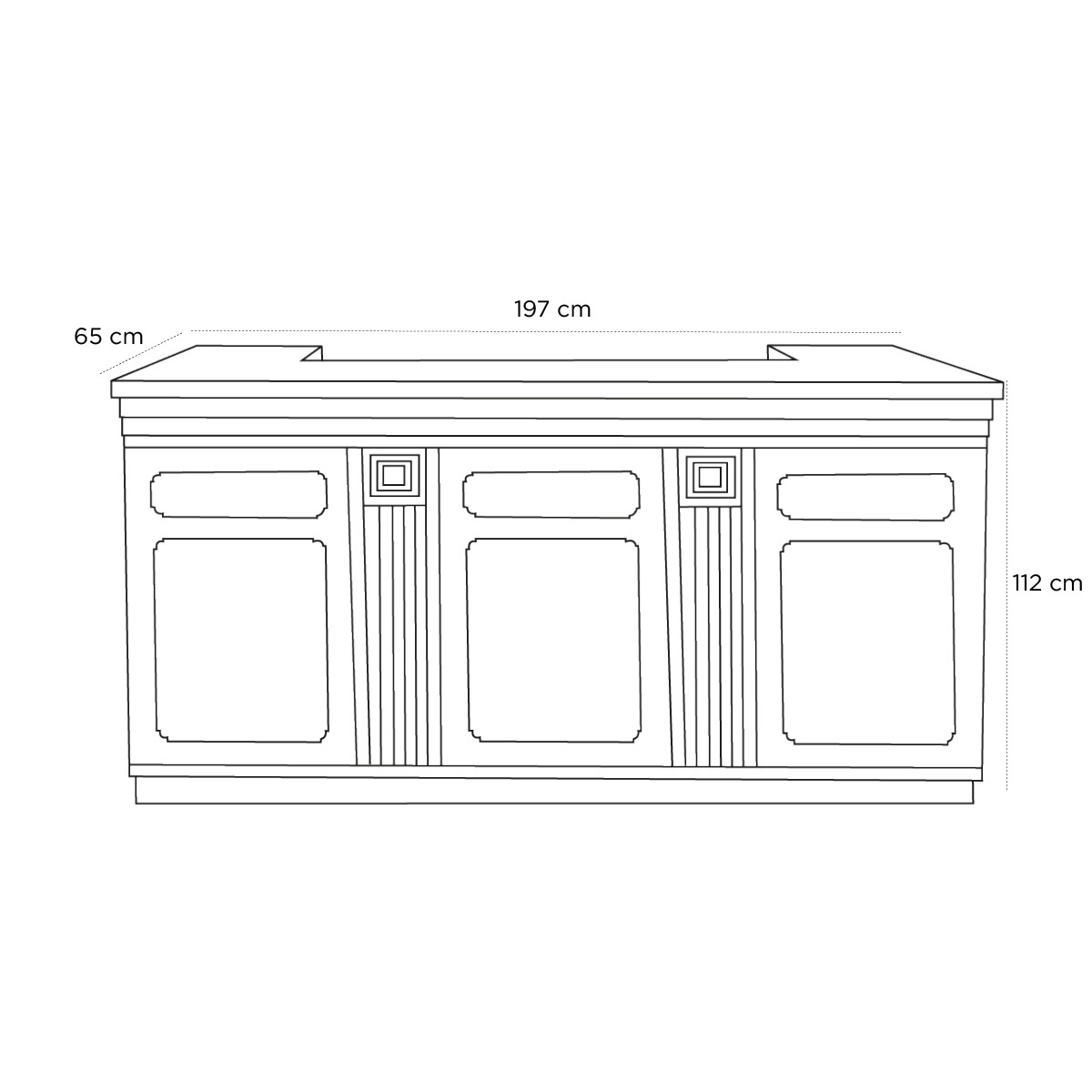 Product schematic Bar Faubourg Centre