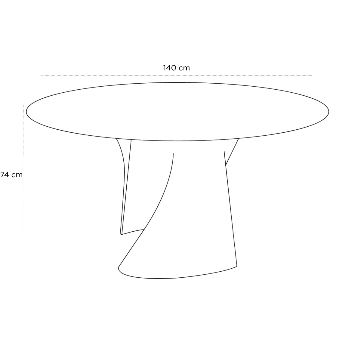 Schéma du produit Table Twist