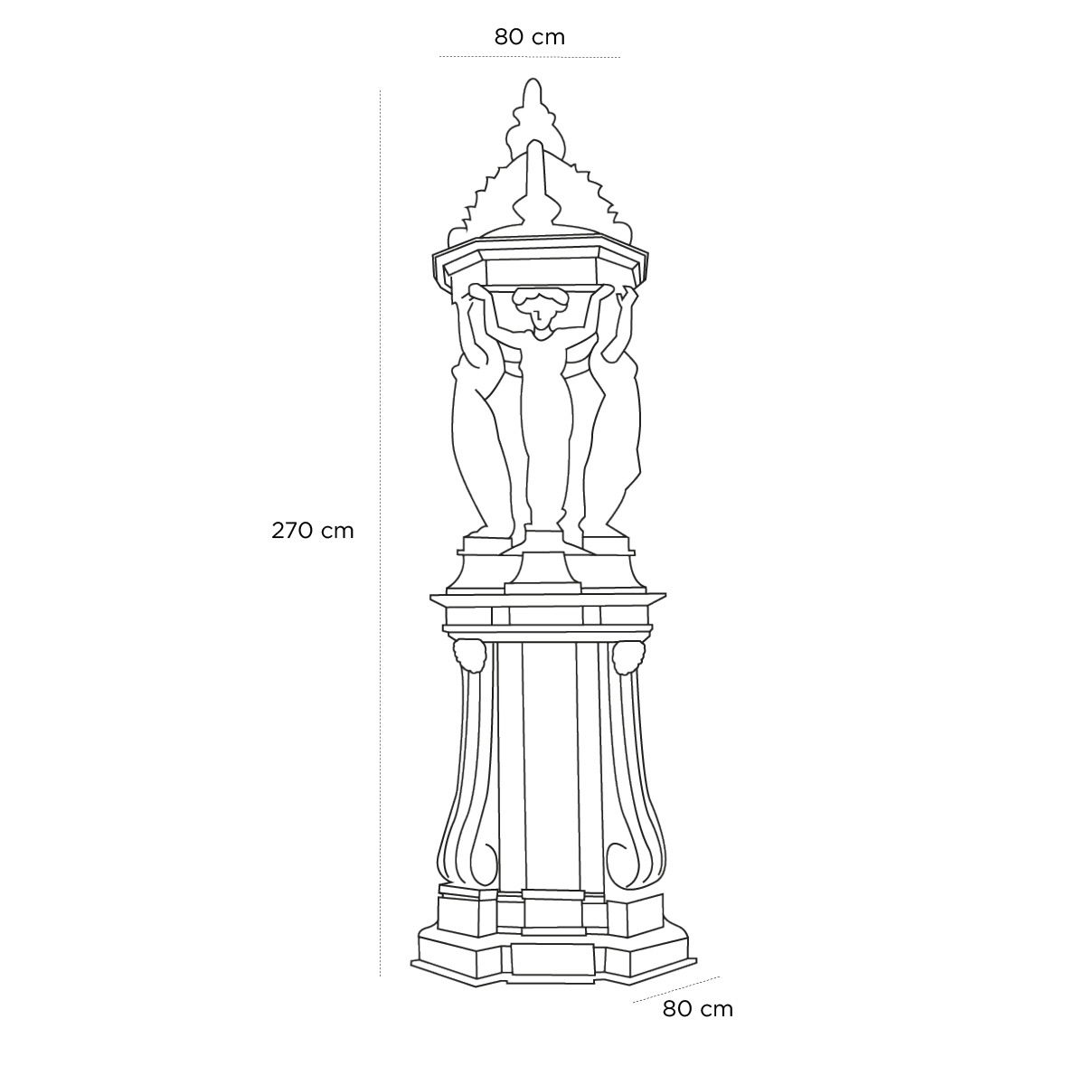 Product schematic Fontaine Wallace