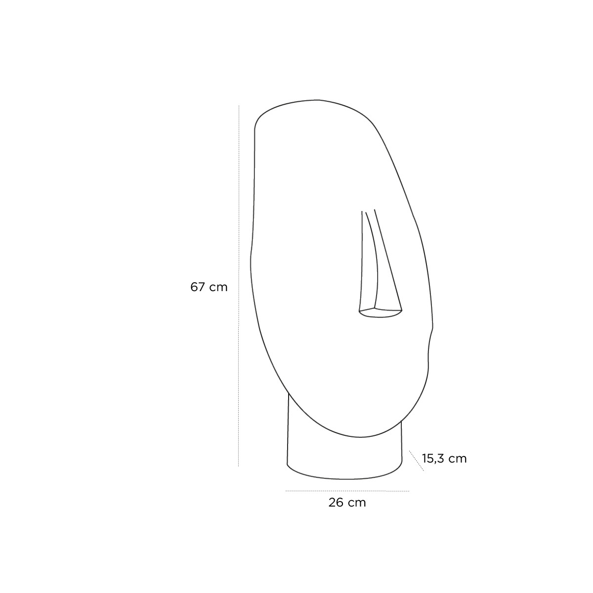 Product schematic Tête de cyclade