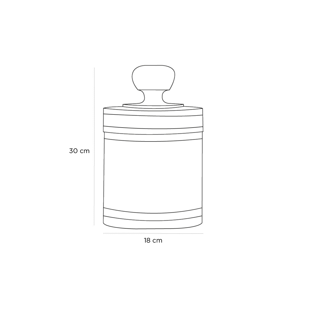Product schematic Boite Poids 20kg