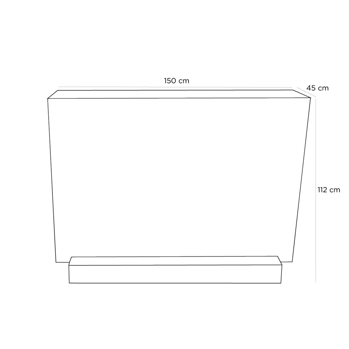 Product schematic Bar Firenze