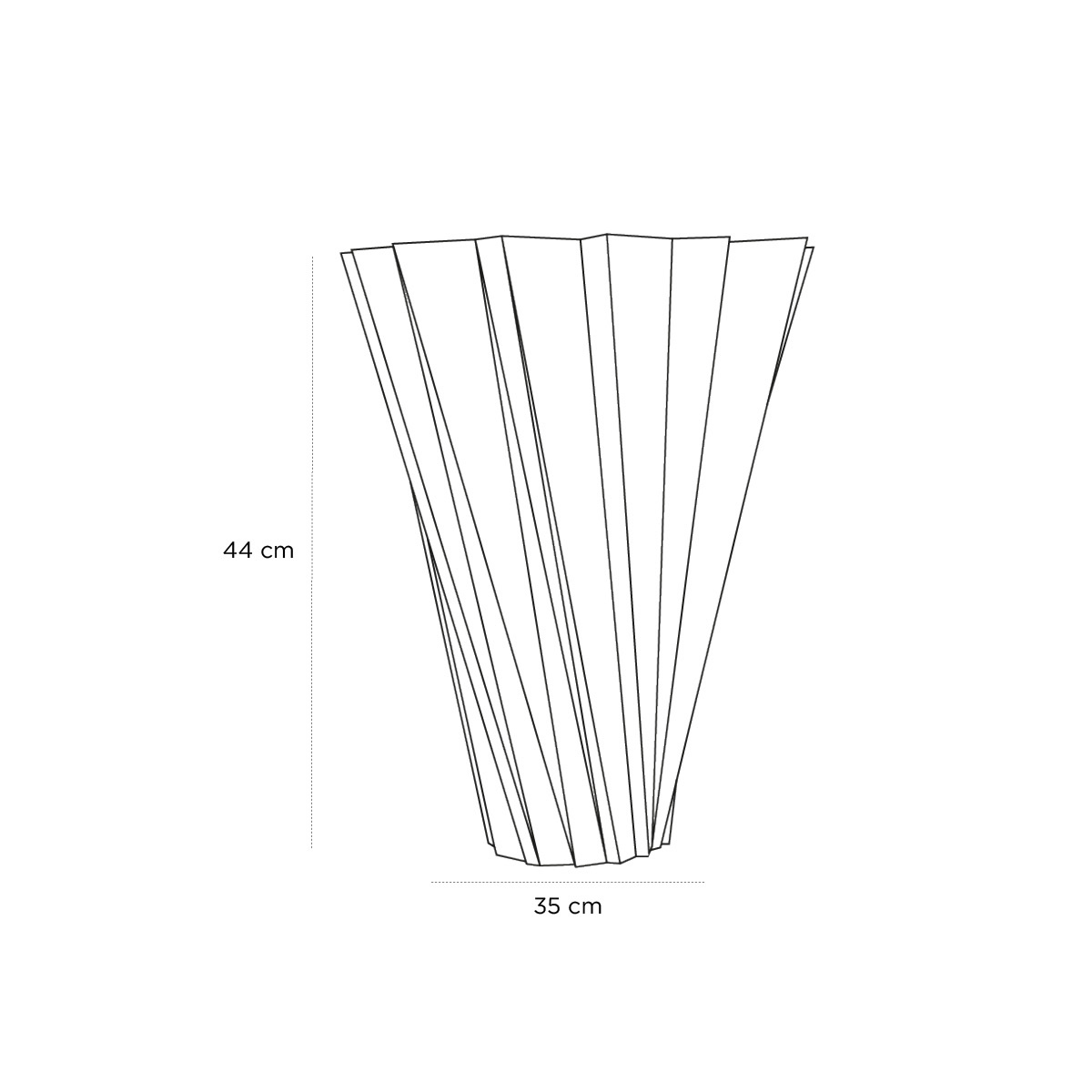 Product schematic Vase Shanghaï