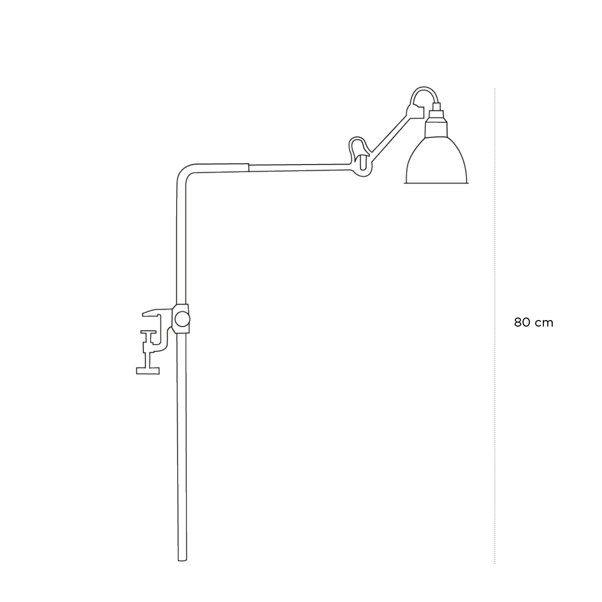 Schéma du produit Lampe Gras N°226