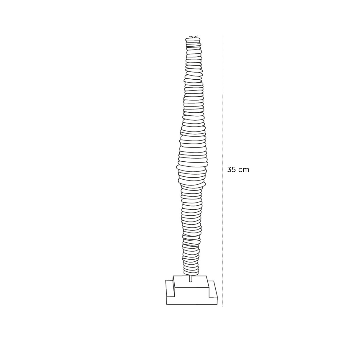 Product schematic Monnaie Papou Coquillage GM