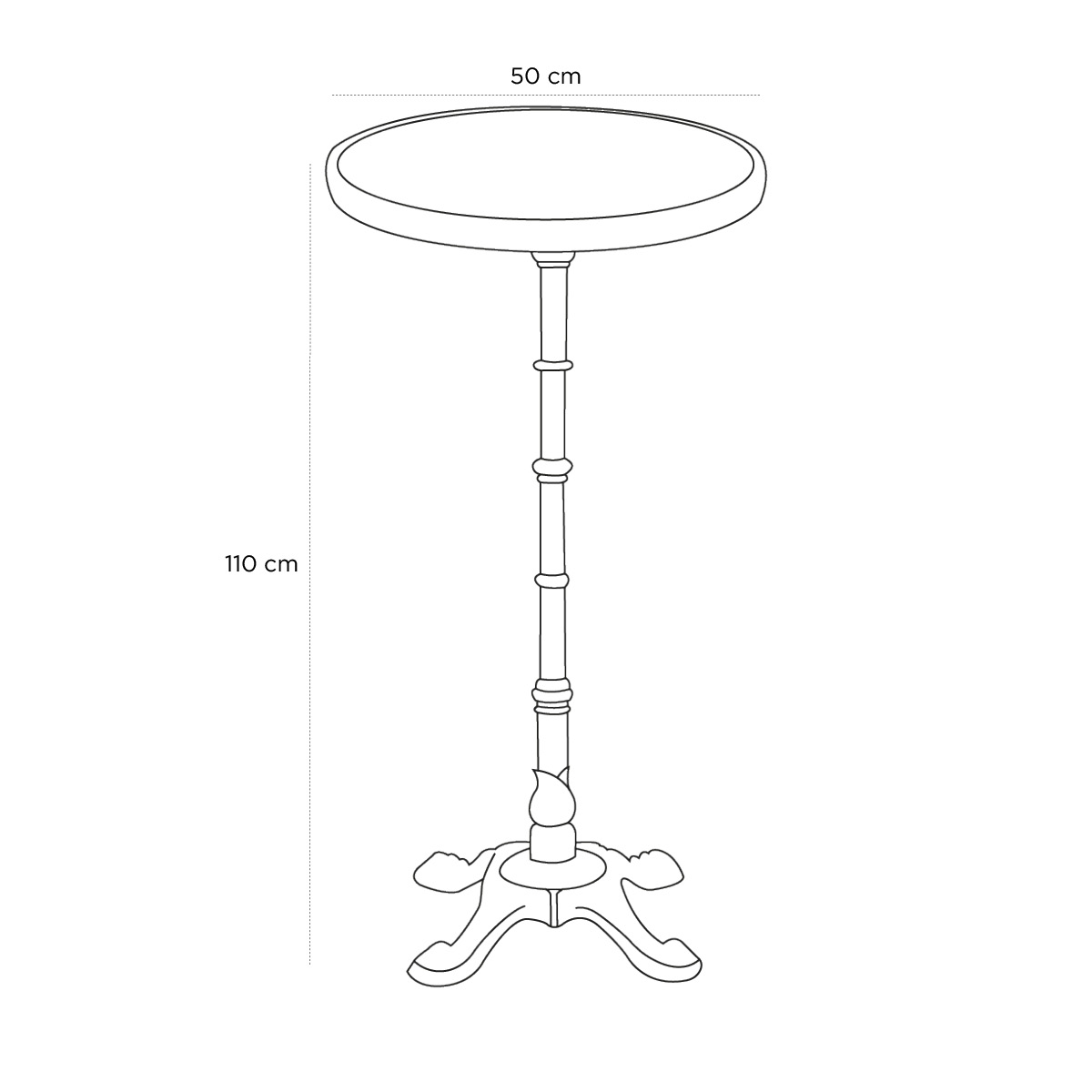 Product schematic Mange-debout Bistrot